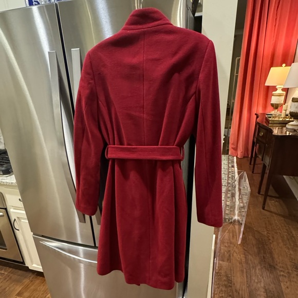 Hobbs London Asher Coat Vermillion Red Size 8 - Picture 6 of 7